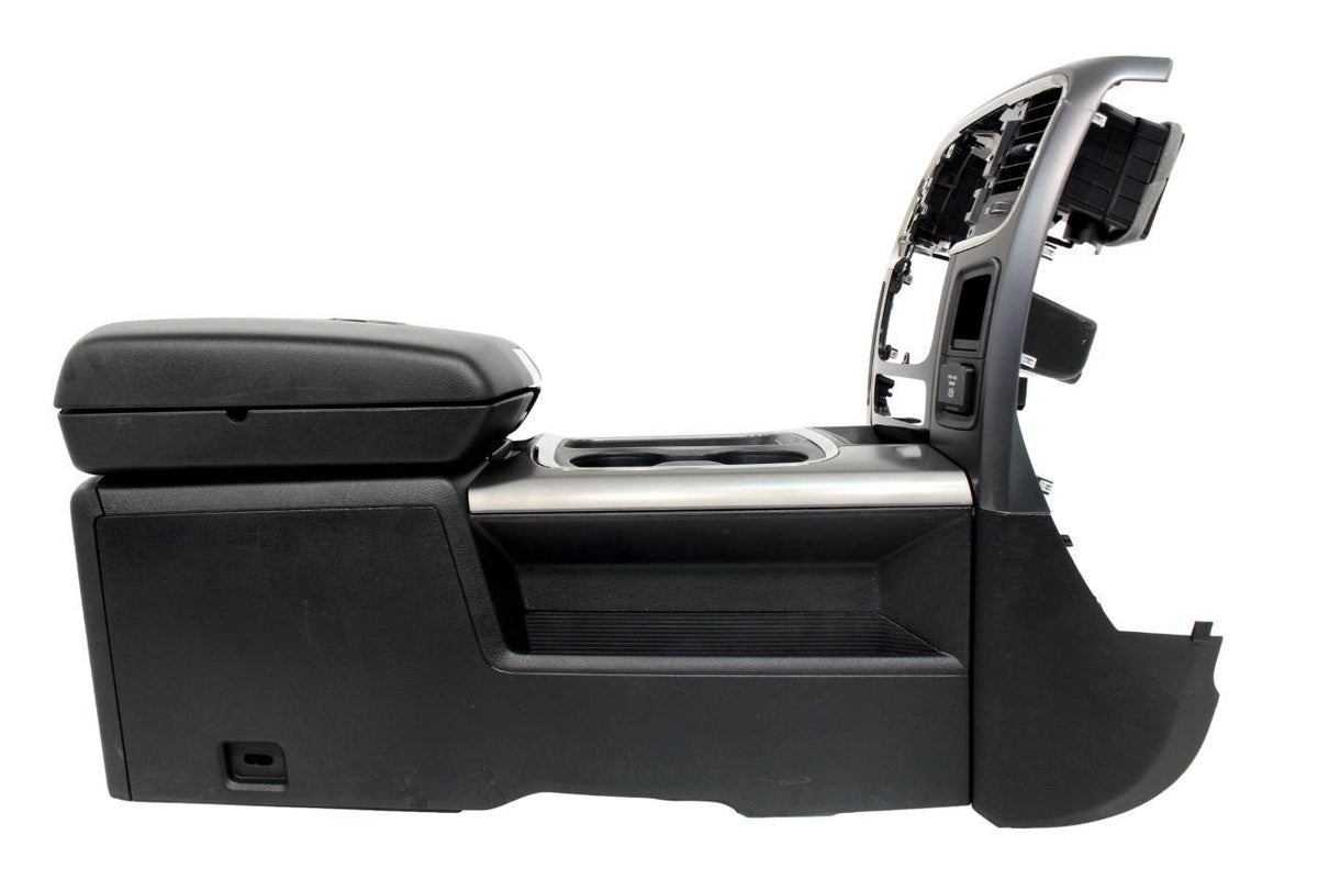 2013 - 2018 Dodge Ram Center Console, Black w/ Installation Brackets & Trim OEM