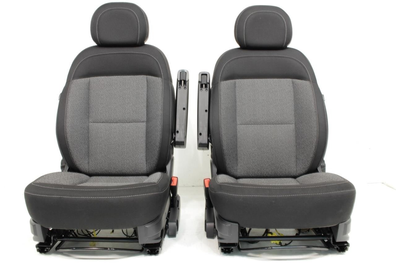 2014-2026 Ram ProMaster Front Bucket Seats w/ Lumbar, Tilt, Height Adjustments