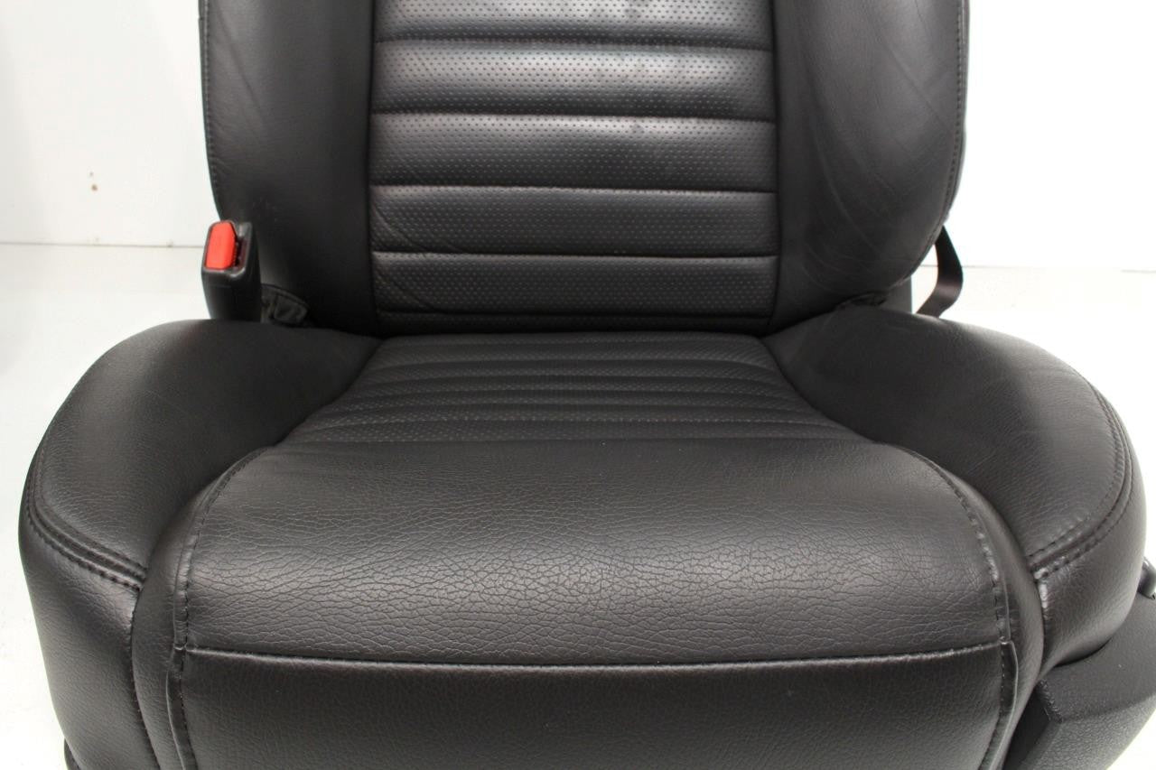 Ford Mustang Seats Front GT Black Leather Powered Seat Set 2005 2006 2007 2008
