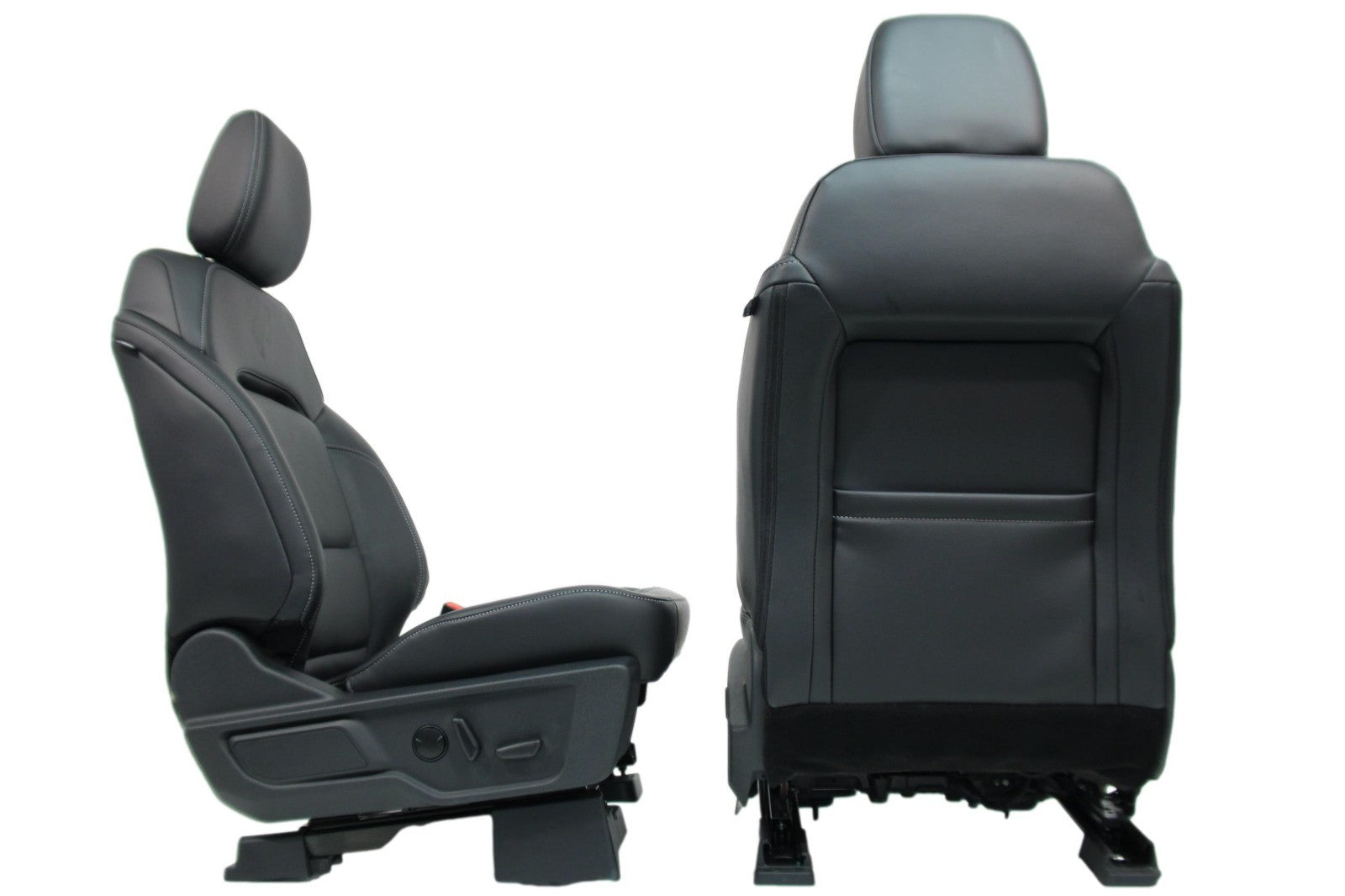 2021 - 2026 Ford Bronco Seats Set, 4-Door Outer Banks Black Leather Heated OEM