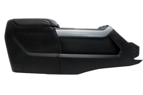 2014 - 2019 Chevy Sierra Silverado Center Console, OEM Black w Wireless Charging
