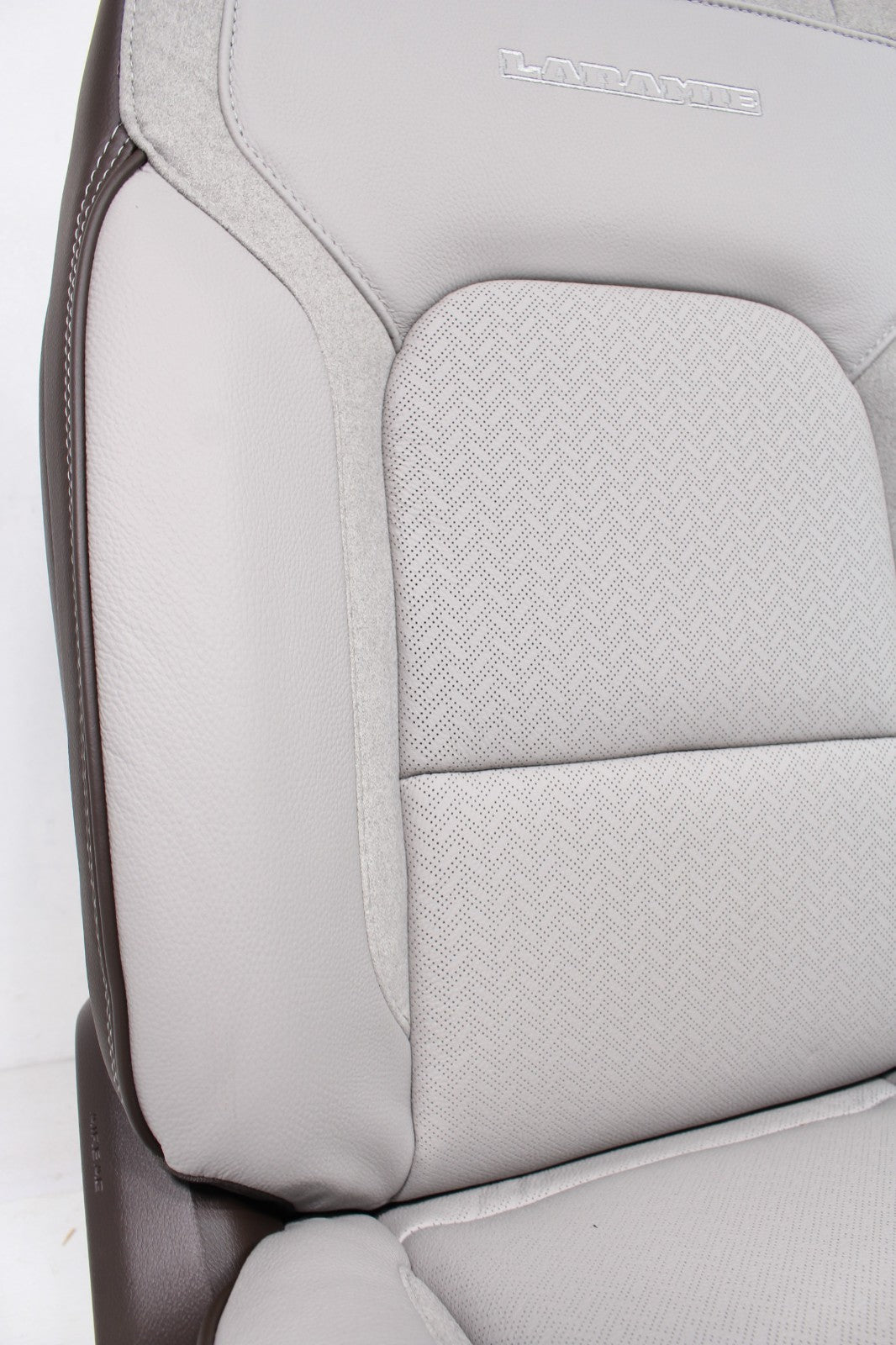 2019 - 2025 Ram 1500 Seats, Crew Cab Set, Laramie Leather, Salt Gray Bison Brown