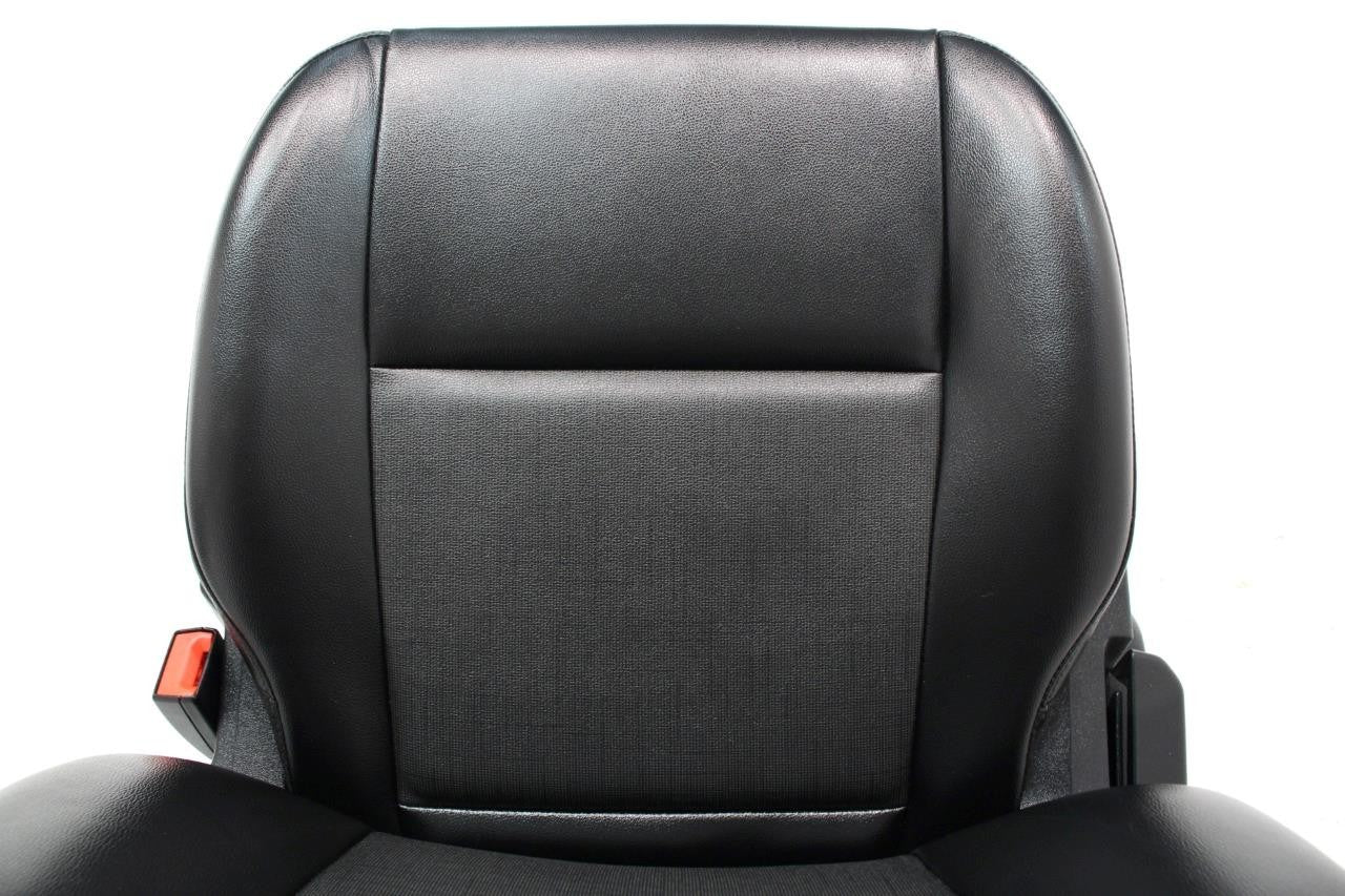 2015 - 12021 Ford Transit 150 250 350 Van Vinyl Front Bucket Seats Black Armrest