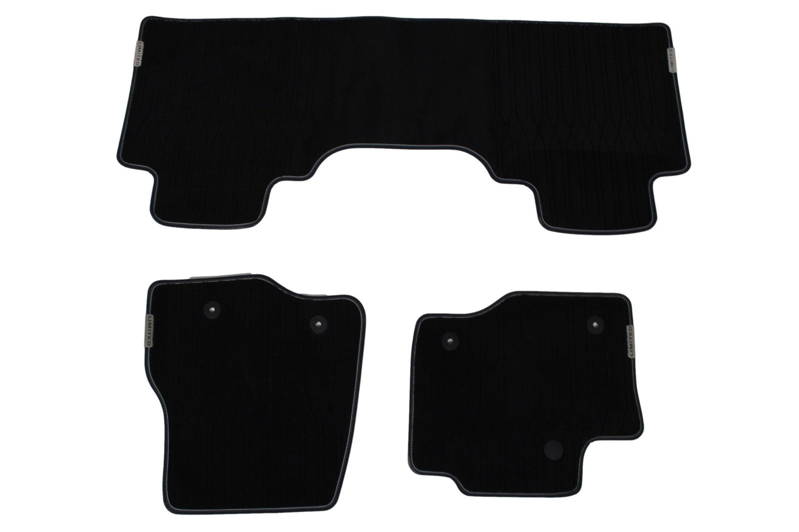 2017 - 2022 Ford Super Duty Floor Mats, Limited OEM 3 pc, Front Rear Crew Cab