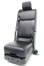 1999 - 2016 Ford Super Duty Seats Set, Crew Lariat Black Leather Power Heat Cool