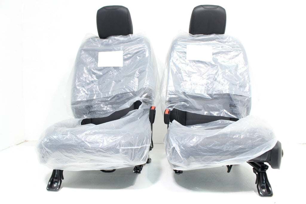 18-25 Jeep Wrangler SAHARA Gladiator JT Heated Power Leather Seats Black NEW OEM