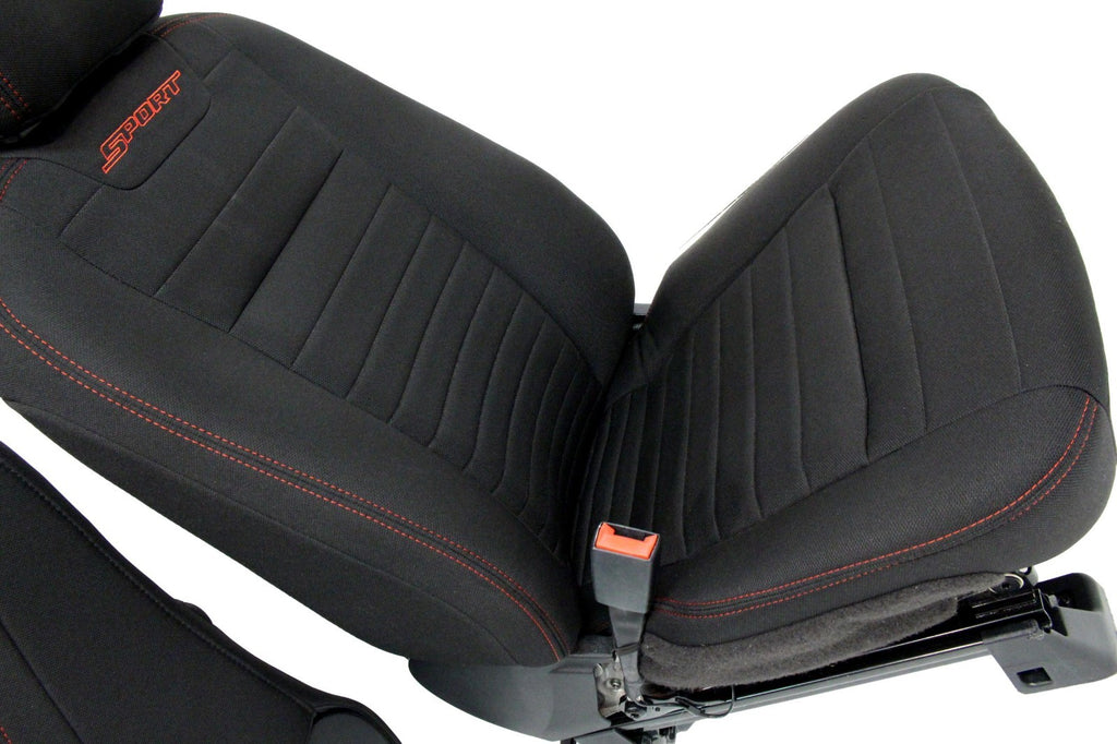 2015 - 2022 Ford F150 & Super Duty Front Seats, XLT Sport Black Cloth Power Heat