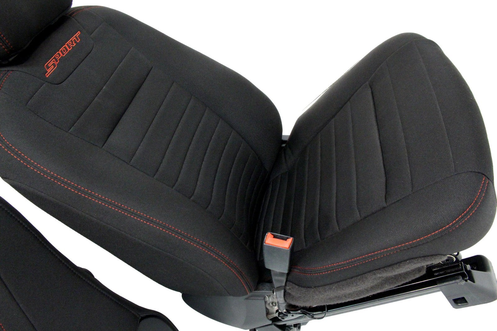 2015 - 2022 Ford F150 & Super Duty Front Seats, XLT Sport Black Cloth Power Heat