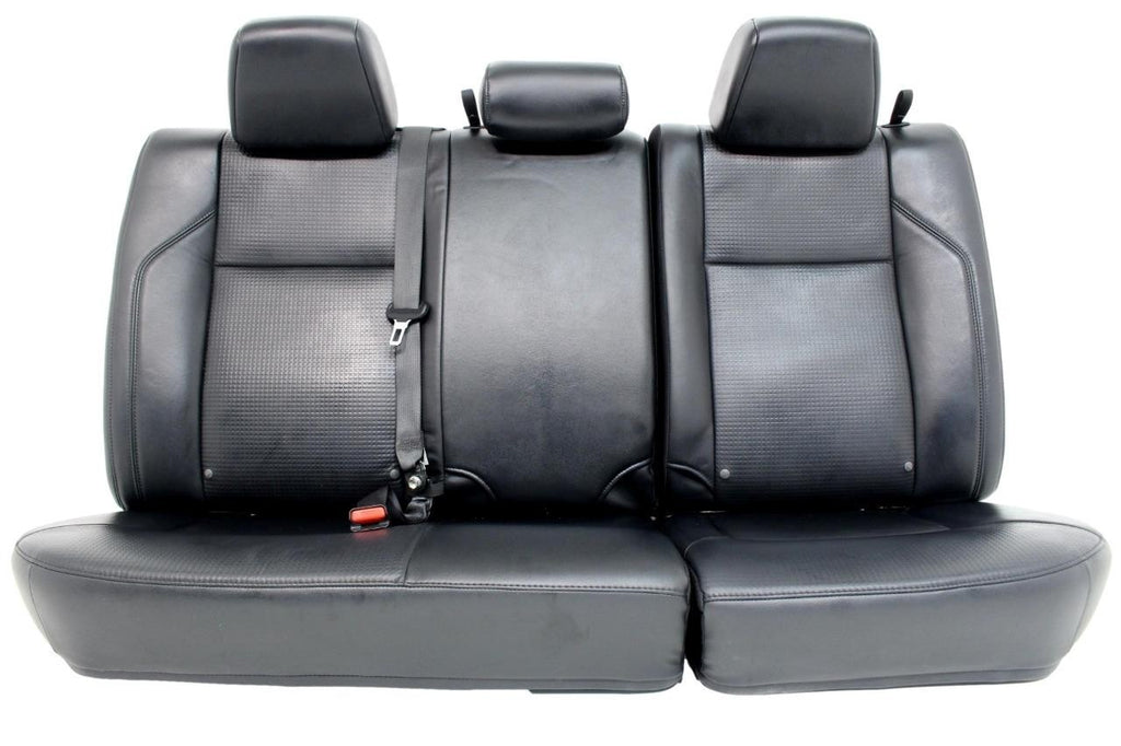 2016 - 2023 Toyota Tacoma Seats, Crew Cab Black Leather Powered Heat TRD Limited