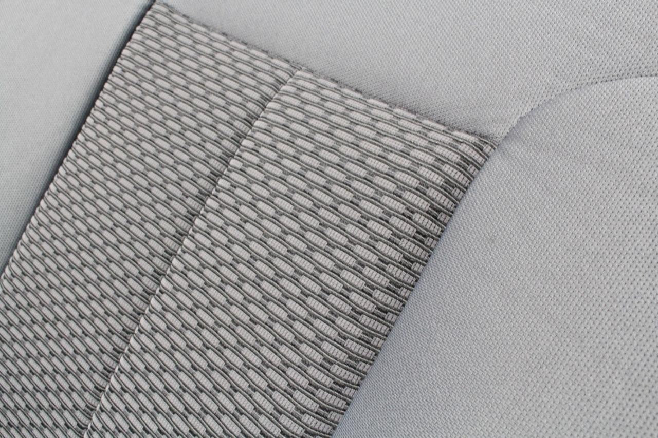 1999 - 2016 Ford Super Duty Front Seats, XL Steel Gray Cloth Bench w/ Jumpseat