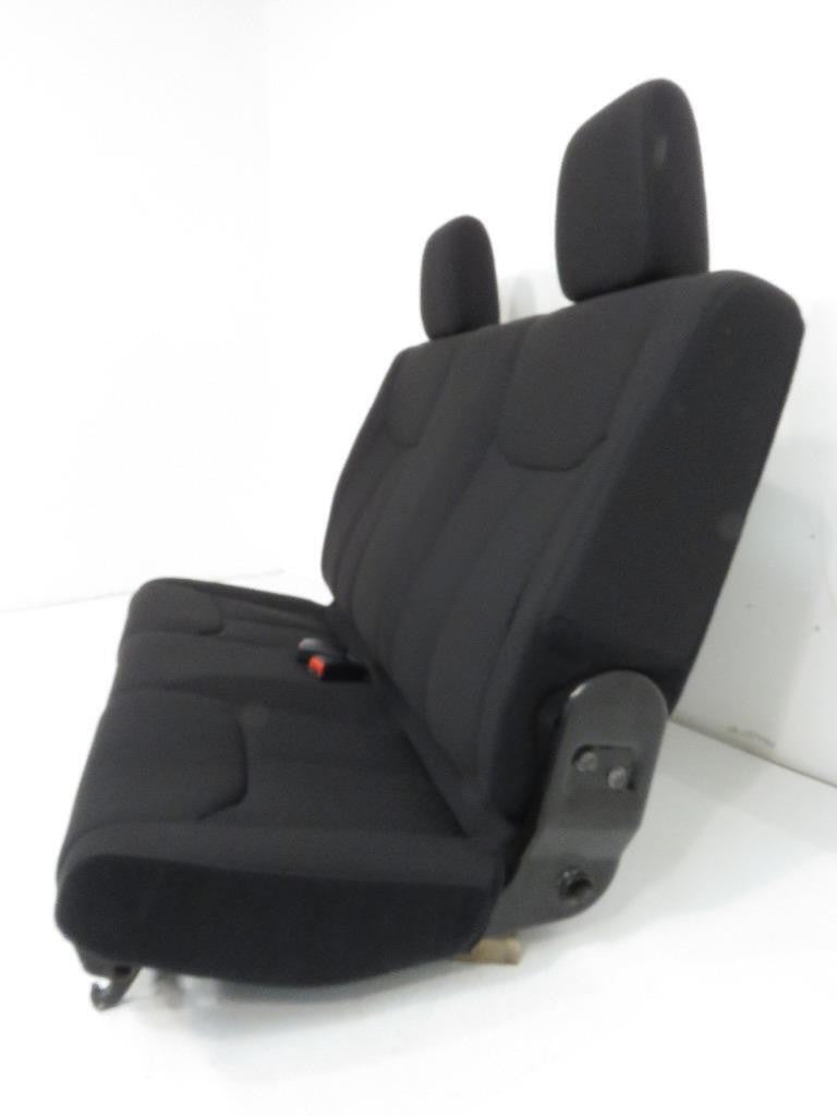 2007 - 2018 Jeep JK Wrangler 2-Door Rear Seat, OEM Black Cloth Folding Bench