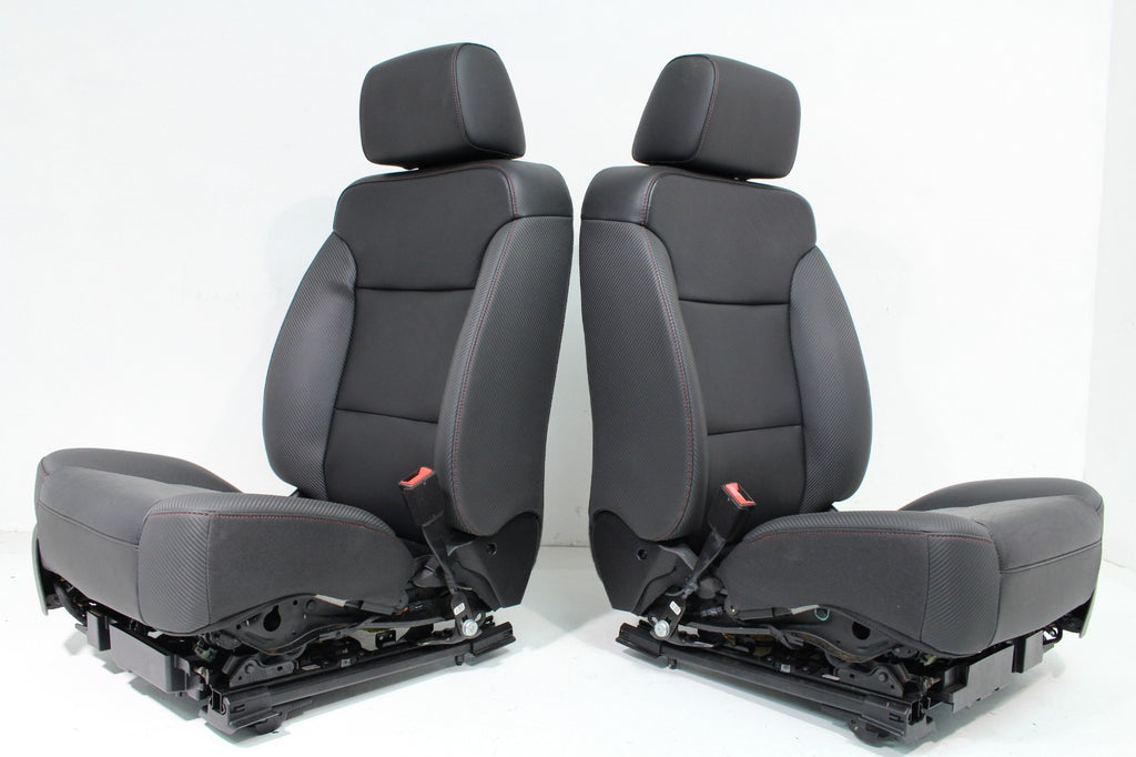 2014 - 2018 Silverado Sierra Front Seats, SLT All Terrain Leather w Carbon Fiber