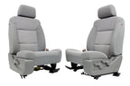 2014 - 2019 Sierra Chevy Silverado Front Seats, Gray Cloth Manual w/ Lumbar
