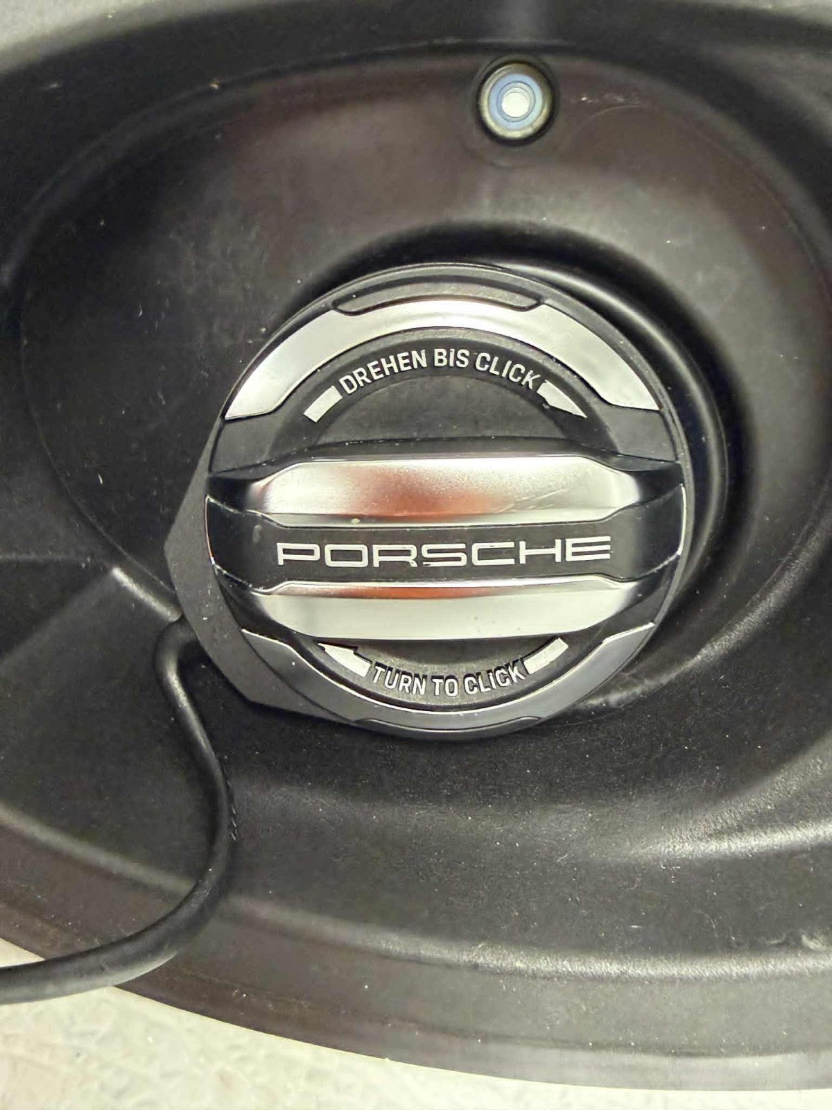 2020-2024 Porsche 911 Red Fuel Filler Flap Door Housing w/ Exclusive Design Cap