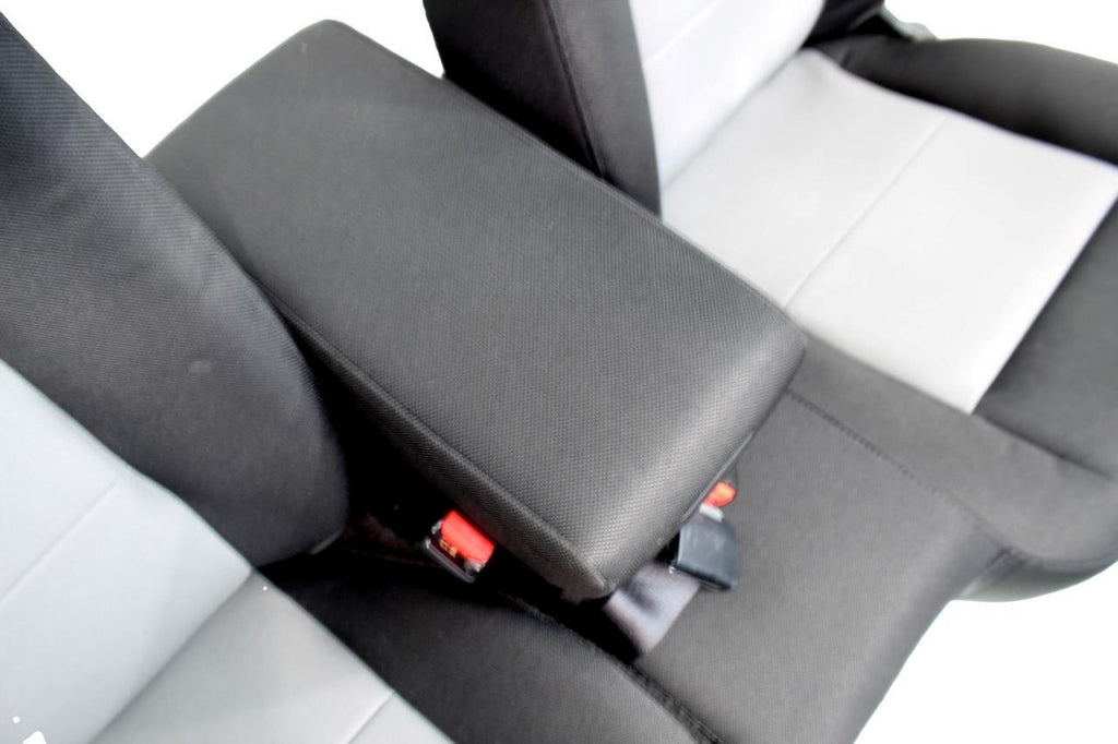 1998 - 2009 Ford Ranger Seats, Regular Cab 60-40 Split Bench, Black Gray Cloth