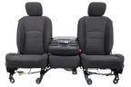 2009-2024 Dodge Ram Seats, Quad Cab Front & Rear, Manual Black Cloth w/ Jumpseat