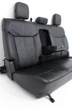 2019 - 2023 Ford Ranger Seat Set, Lariat Heated Black Leather Front & Rear OEM