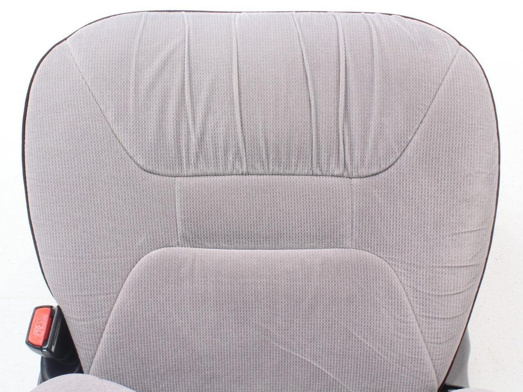 Ford Econoline Front Bucket Seats, Powered Gray Cloth w/ Folding Armrests, 1997+