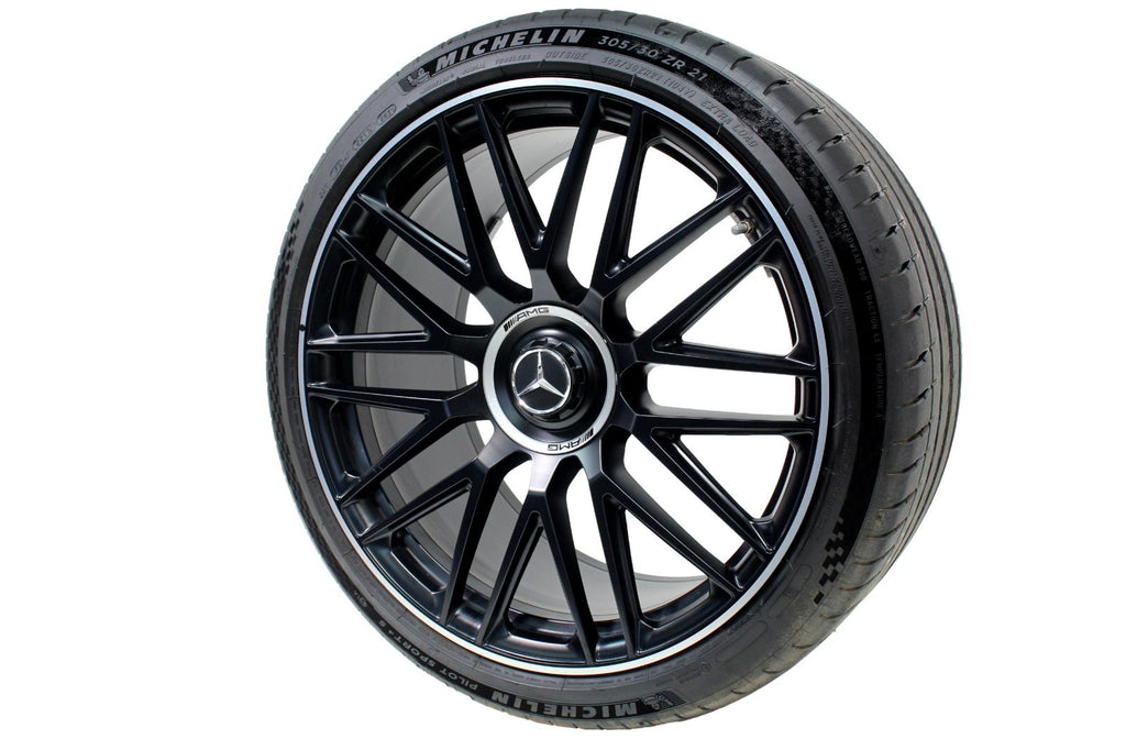 22 - 25 Mercedes SL63 AMG 21" Forged 10-Spoke Wheels Tires Michelin PS4S OEM Set