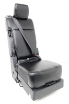 15-24 Ford F150 F250 F350 Super Duty Jump Seat Center Console Black Leather Kit