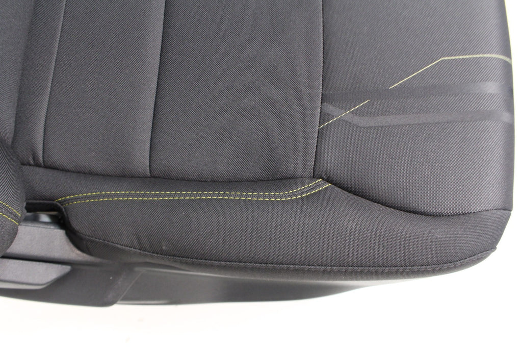 2015+ Ford F150 & Super Duty Seats, Manual STX Black Cloth w/ Lime Green Stitch