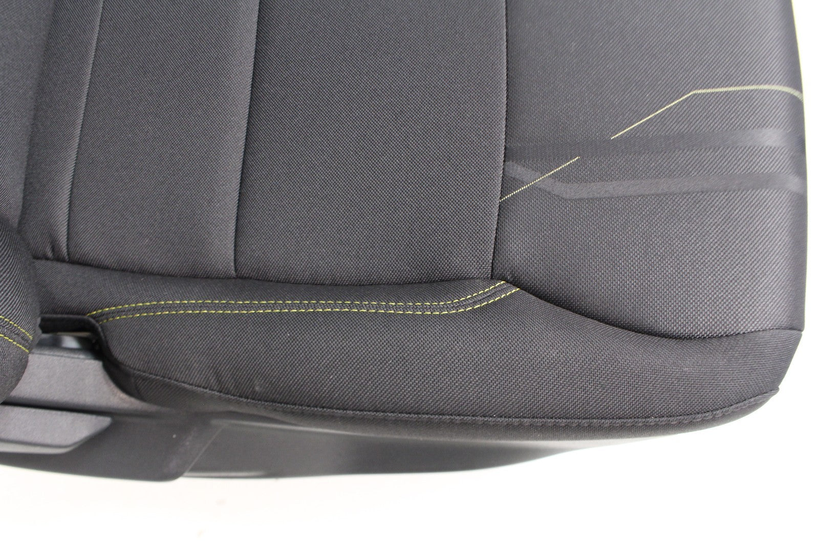 2015+ Ford F150 & Super Duty Seats, Manual STX Black Cloth w/ Lime Green Stitch