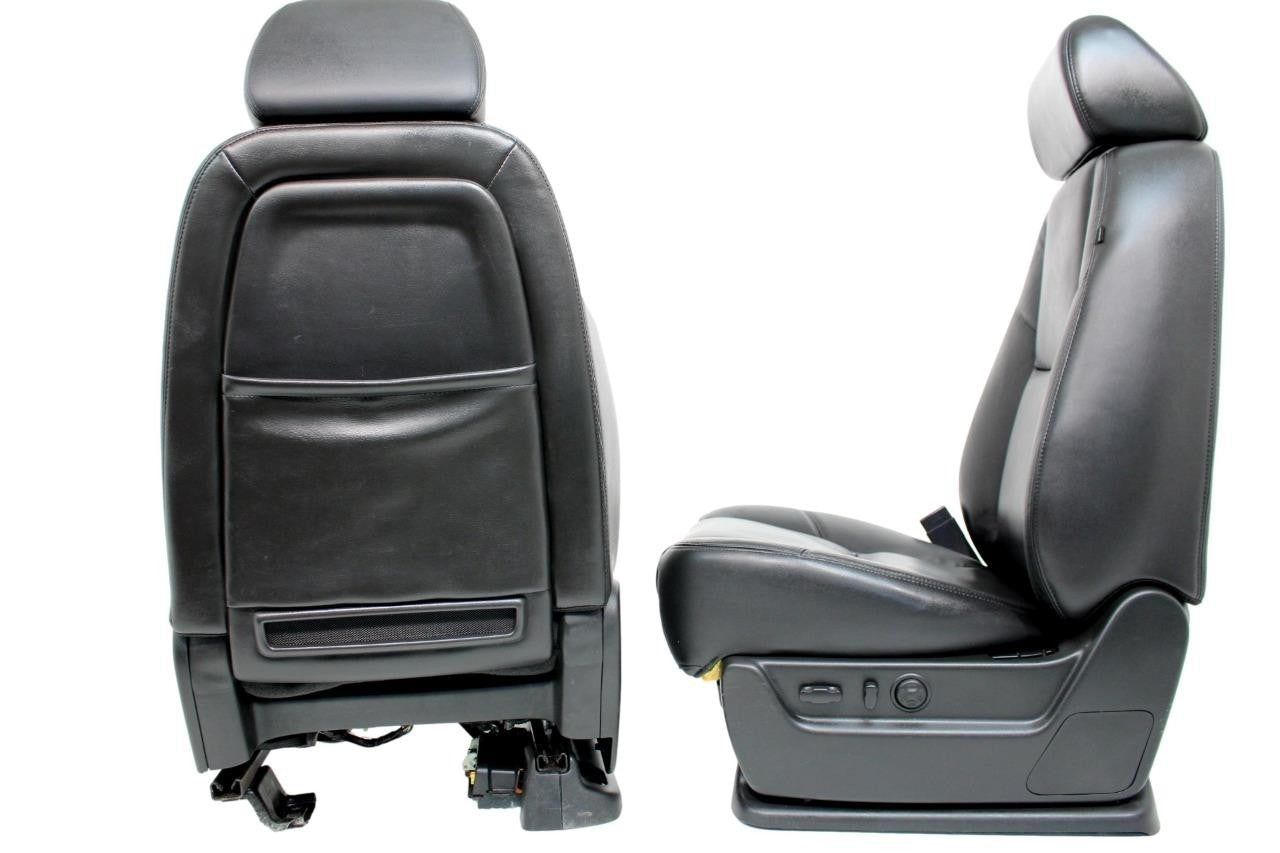 2007 - 2014 Sierra Chevy Silverado Front Seats, LTZ Black Leather Heated Cooled
