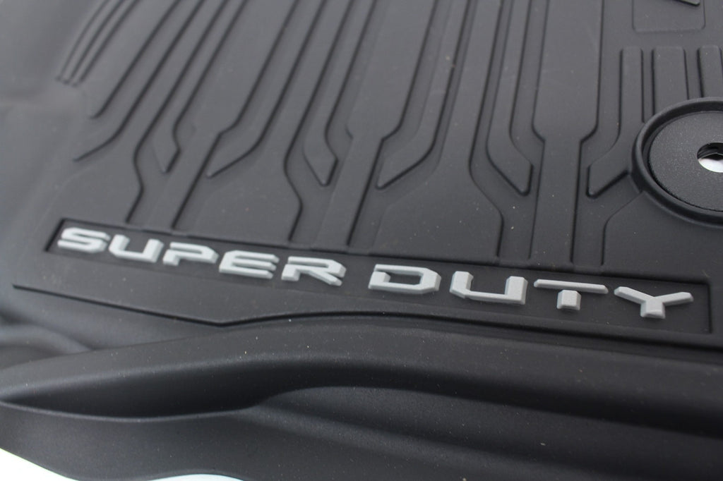2023 - 2026 Ford Super Duty Genuine OEM All Weather Mats 3pc Crew Cab Tray Style