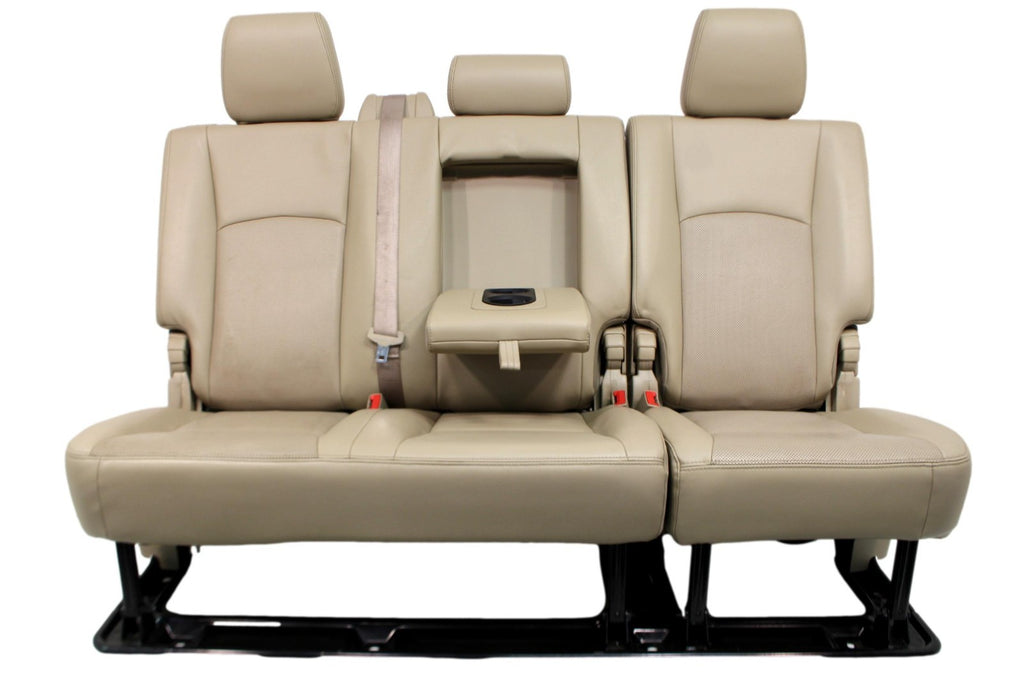 2010 - 2018 Ram Mega Cab Rear Seat, OEM Laramie Tan Frost Beige Leather