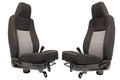 1998 - 2009 Ford Ranger Front Seats, Black Gray Cloth Bucket, Extended Cab