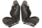2008 - 2023 Dodge Challenger Front Seats,  Black Leather Suede w/ T/A Embroidery