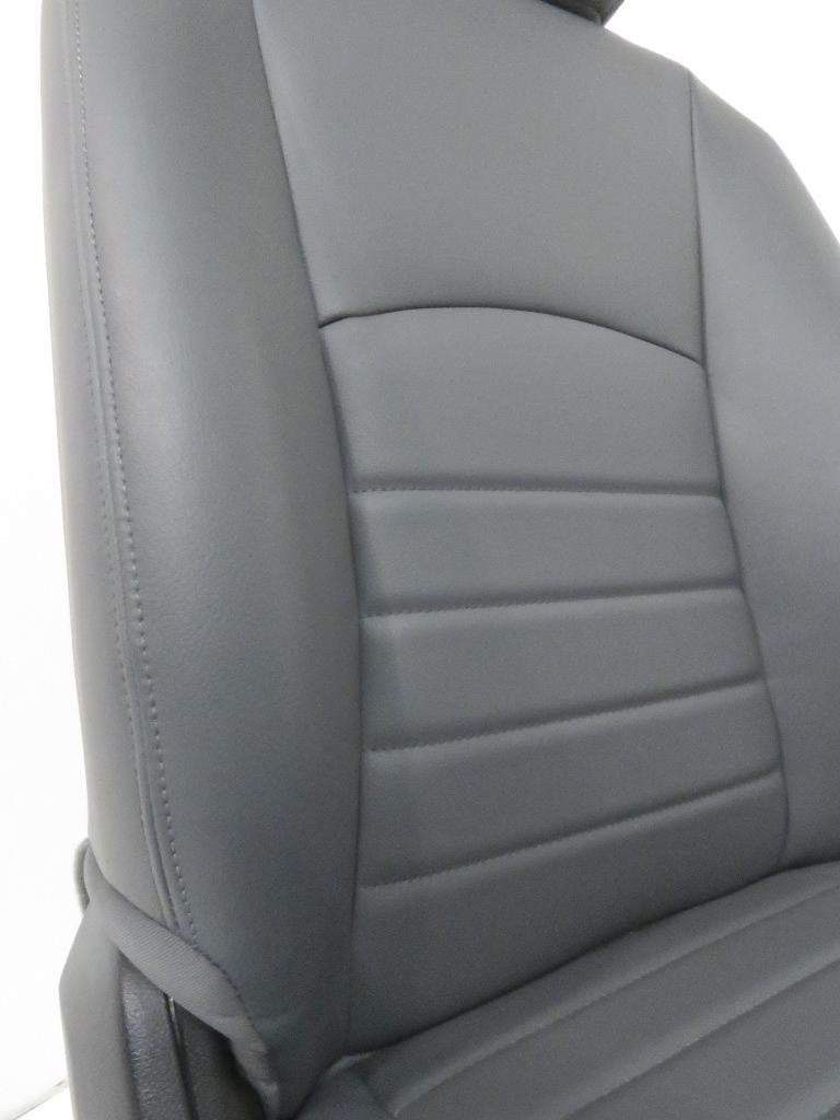 2009-2018 Dodge Ram Front Seats Pair, OEM Work Grade Gray Vinyl Manual LH RH
