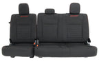 2015 - 2022 Ford F150 Super Duty Seats Set Ext Cab, XLT Sport Black Cloth Power