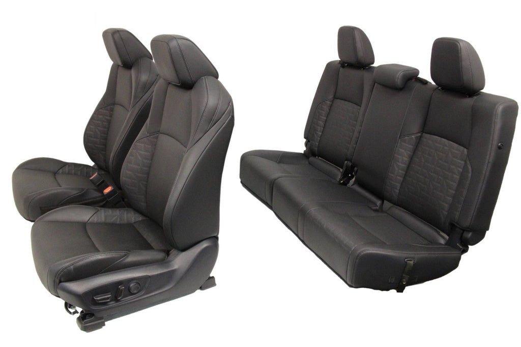 2024-2025 Toyota Tacoma TRD Double Cab Seats - Black SofTex Leather, Heated/Vent