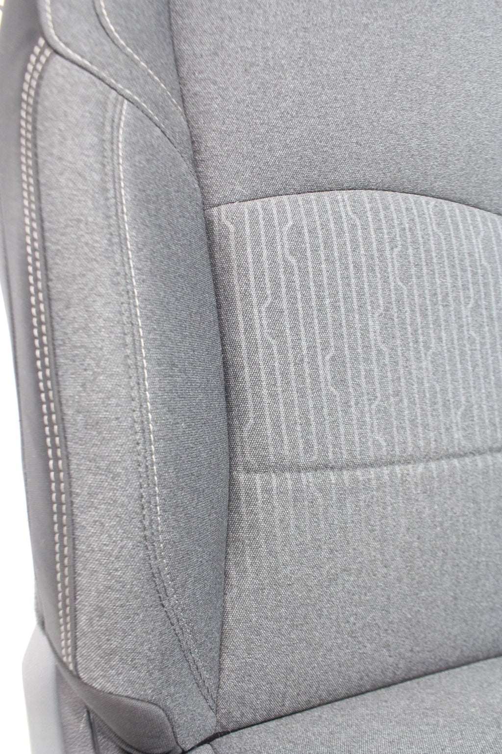 2019 - 2024 Ram HD Front Bench Seat, Diesel Gray Cloth Manual w Center Jump Seat