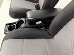 1998 - 2009 Ford Ranger Front Seats & Console, Black Gray Cloth , Extended Cab