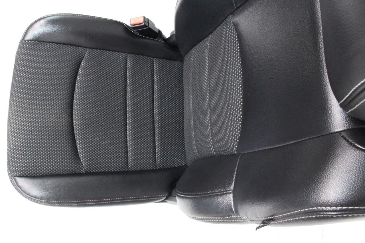 2009 - 2018 Dodge Ram Front & Rear Seats Set, Sport Black Vinyl & Cloth Heated