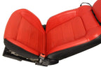 2015 - 2023 Ford Mustang Front Seats, GT Premium Coupe - Showstopper Red Leather