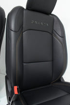 18-25 Jeep Wrangler SAHARA Gladiator JT Heated Power Leather Seats Black NEW OEM