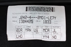 2019 - 2024 Jeep Wrangler JL 2-Door Dark Gray YY4 Cloth Rear Bench Seat MINT OEM