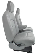 Ford Econoline Front Bucket Seats, Gray Vinyl w/ Folding Armrests, Fits 1997+