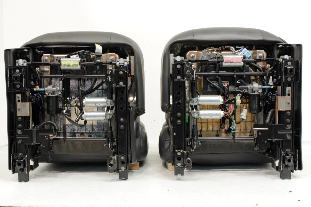 99 - 06 Silverado Sierra Tahoe Yukon Heated Power Leather Seats Dark Pewter OEM