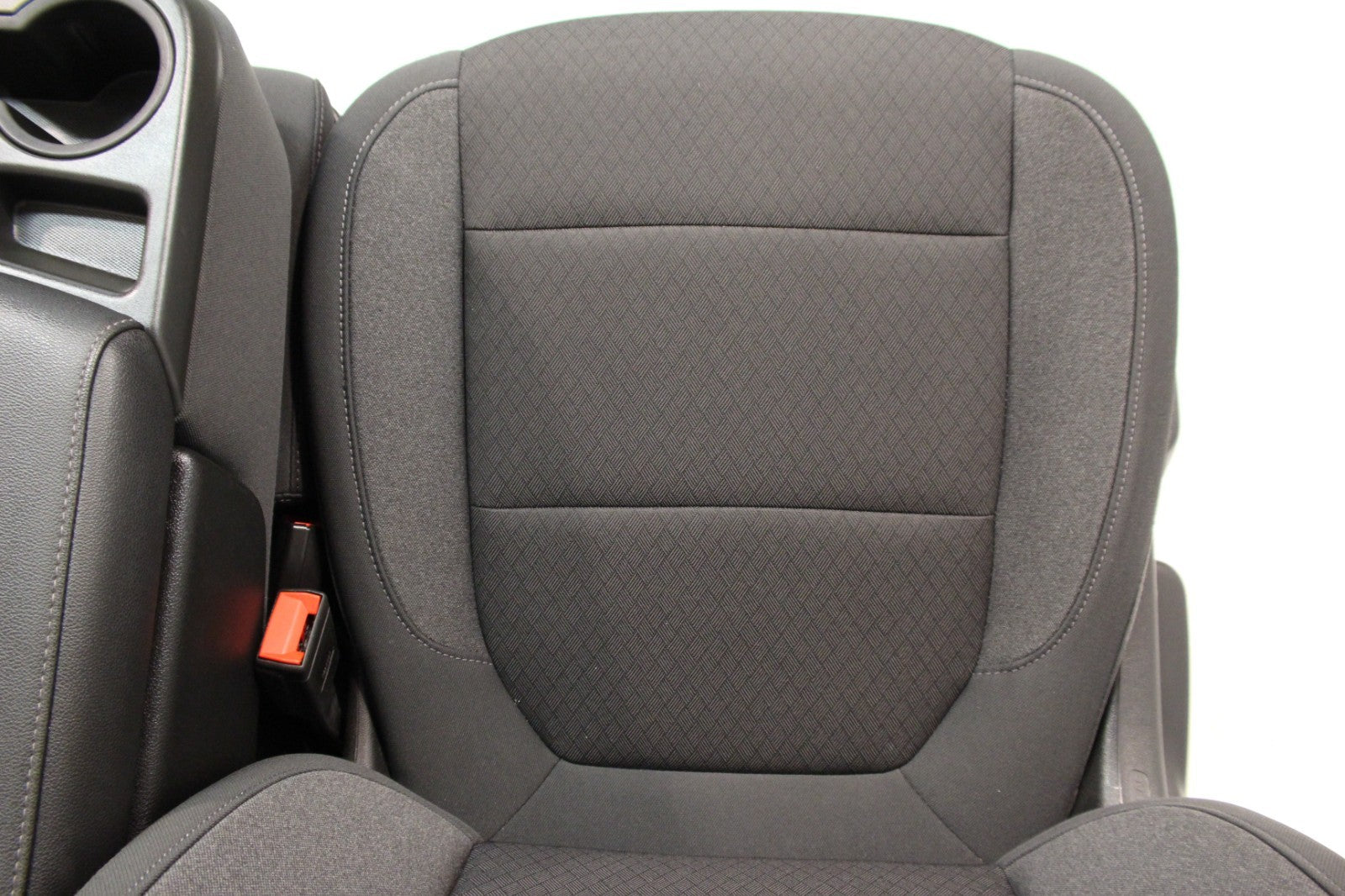 2019 - 2026 Chevy Silverado Split Bench Seat, LT Black Cloth w/ Power Driver