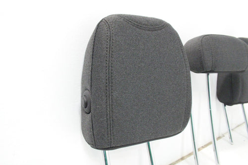20-26 Jeep Wrangler Gladiator Rear Seat Headrests, Charcoal Gray Black Cloth