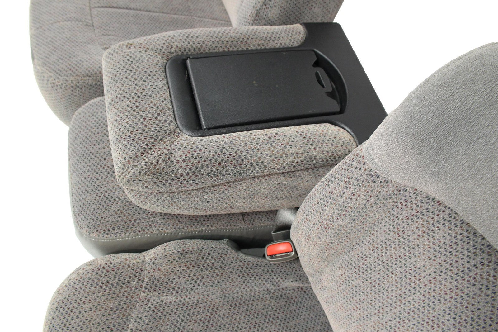 1999 - 2006 GM Sierra Silverado Front Seats, Manual Gray Cloth 40-20-40 w/ Entry