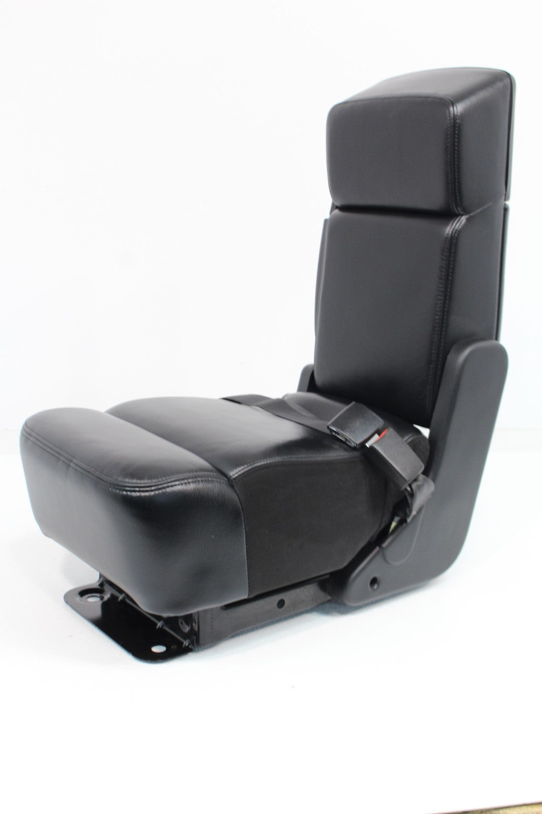 2004 - 2008 Ford F150 Center Jump Seat, OEM Lariat Black Leather Folding Console