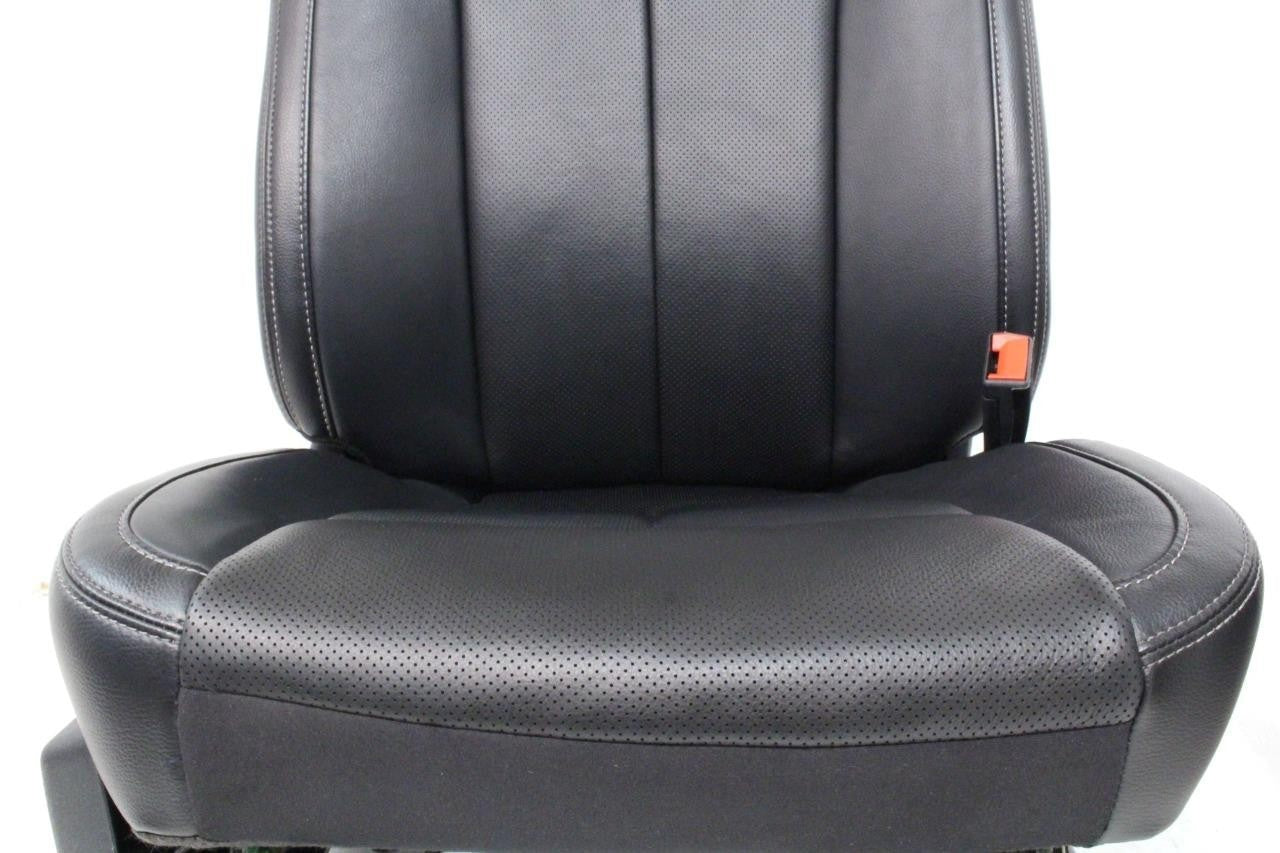 2015 - 2022 Ford F150 Super Duty Front Seats, Lariat Black Leather Ventilated