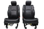 2009 - 2018 Dodge Ram Laramie Black Leather Heated & Cooled Front Seats