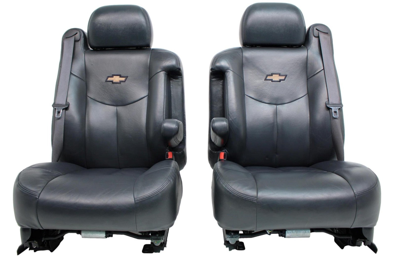 99 - 2006 Silverado Sierra Tahoe Yukon Heated Power Leather Seats Graphite Gray