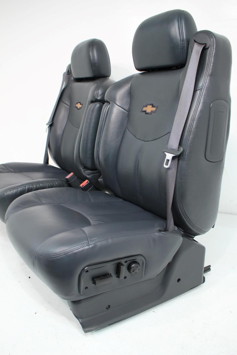99 - 2006 Silverado Sierra Tahoe Yukon Heated Power Leather Seats Graphite Gray